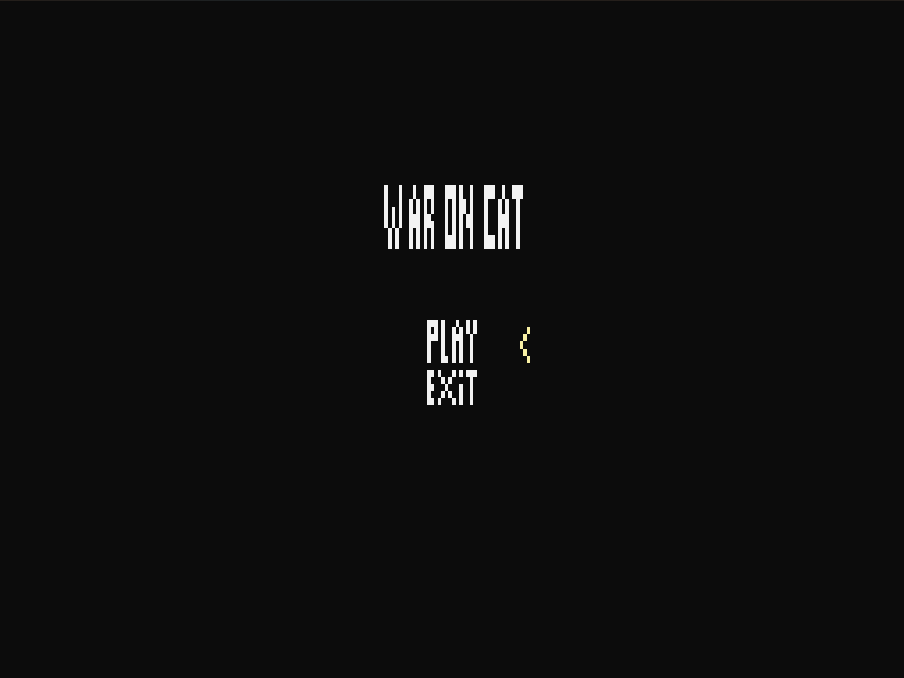 Gameplay from the War On Cat console shooter