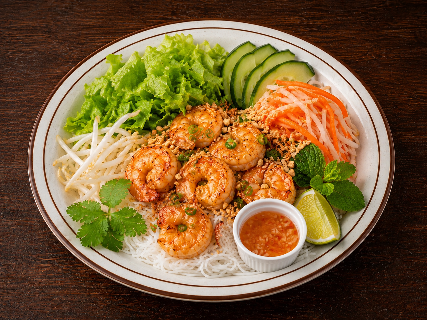 Grilled Shrimp Bun
