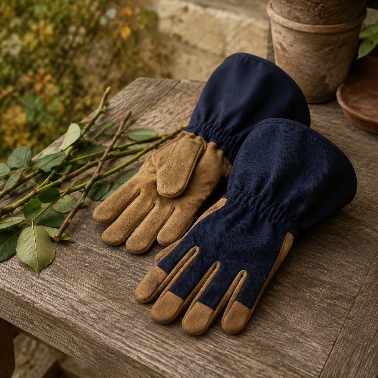 DIY Doctor heavy duty thorn proof leather gardening gloves