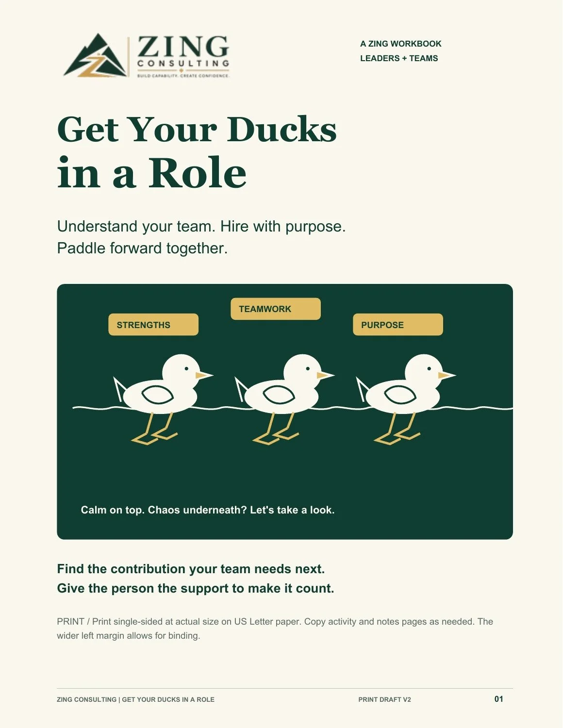 Get Your Ducks in a Role workbook cover