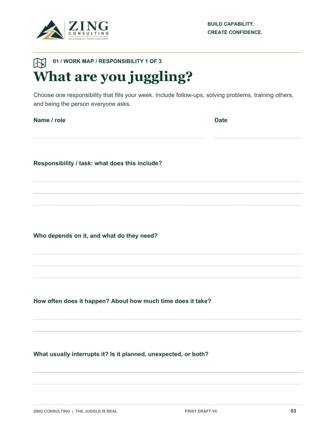 Workbook activity preview: What are you juggling?