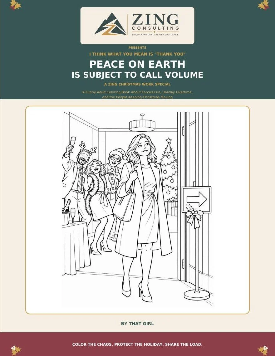 Peace on Earth Is Subject to Call Volume coloring book cover