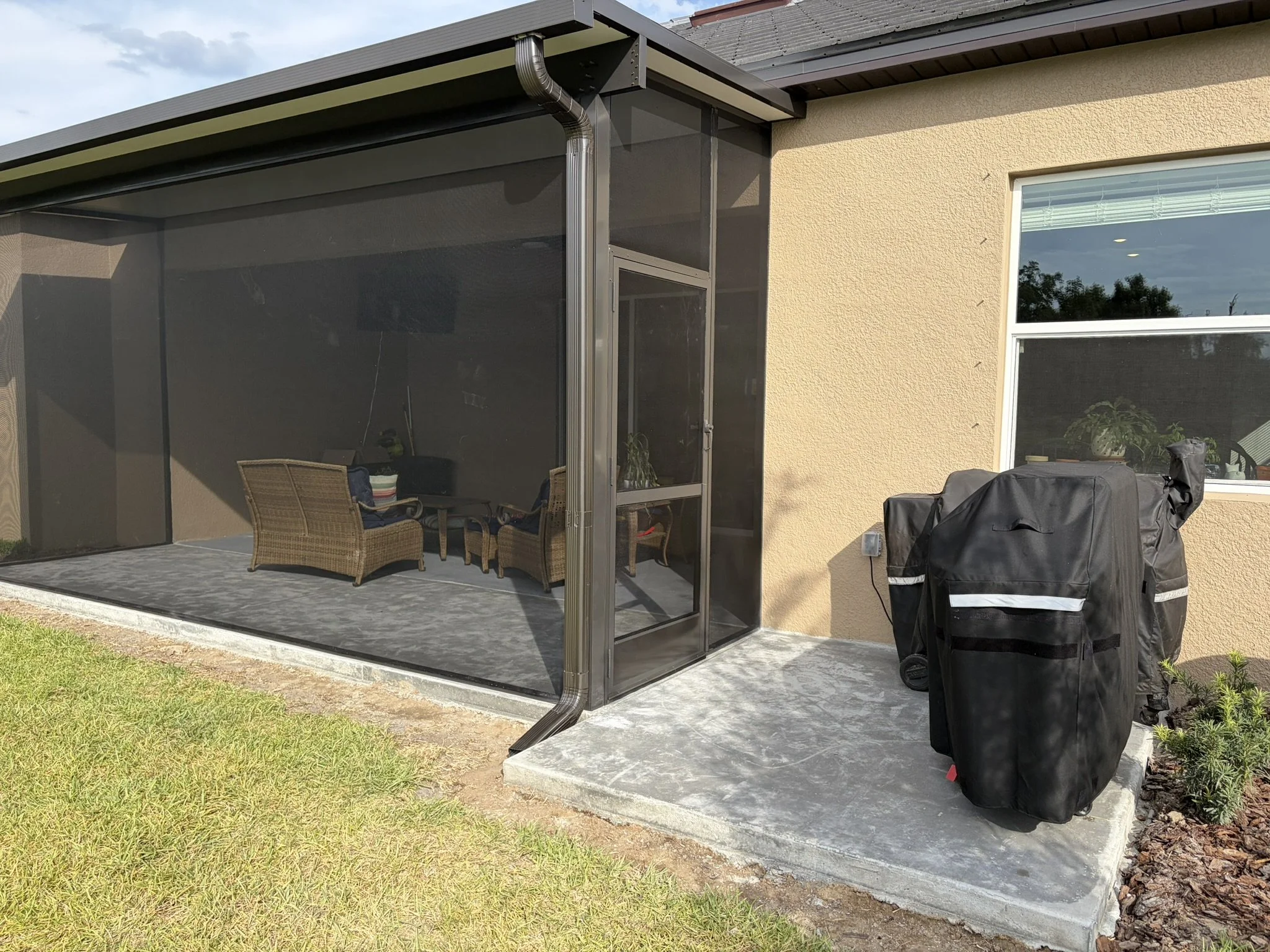 Screened Lanais (New Construction) by Lanai Guy in Brandon, FL.