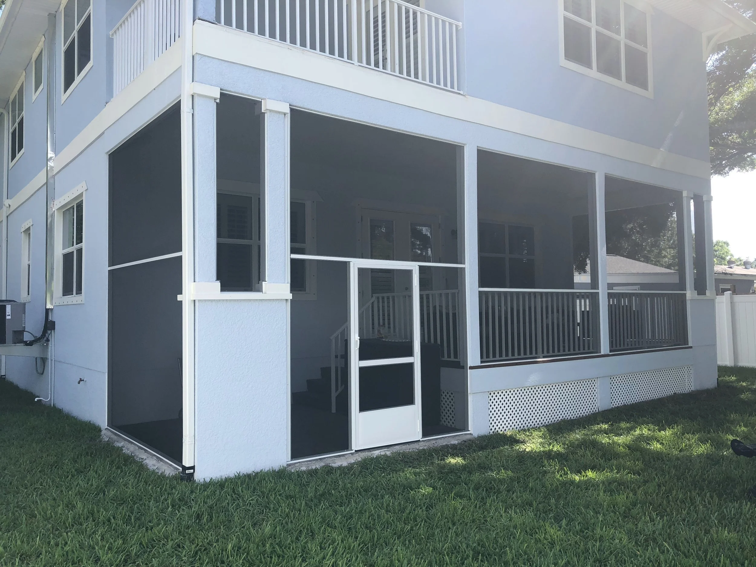 Screen enclosure and lanai rescreen in Plant City, FL by Lanai Guy.