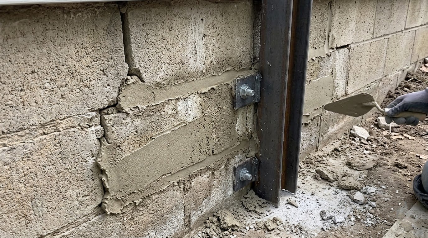 A Golden Stones crew working on a Twin Cities house