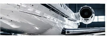 Private jet receiving an exterior detail