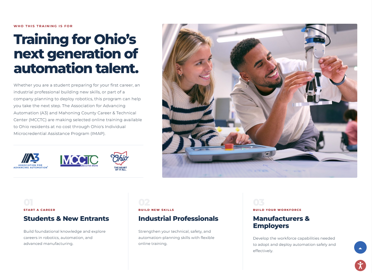 Ohio Automation Training audience segmentation