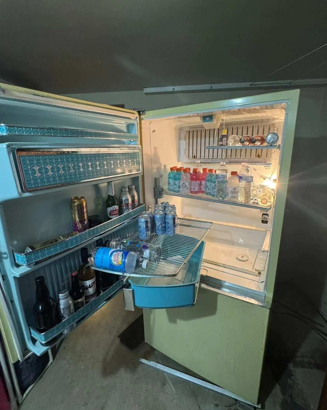 An older refrigerator during a Spokane wine cooler repair by SD Appliance