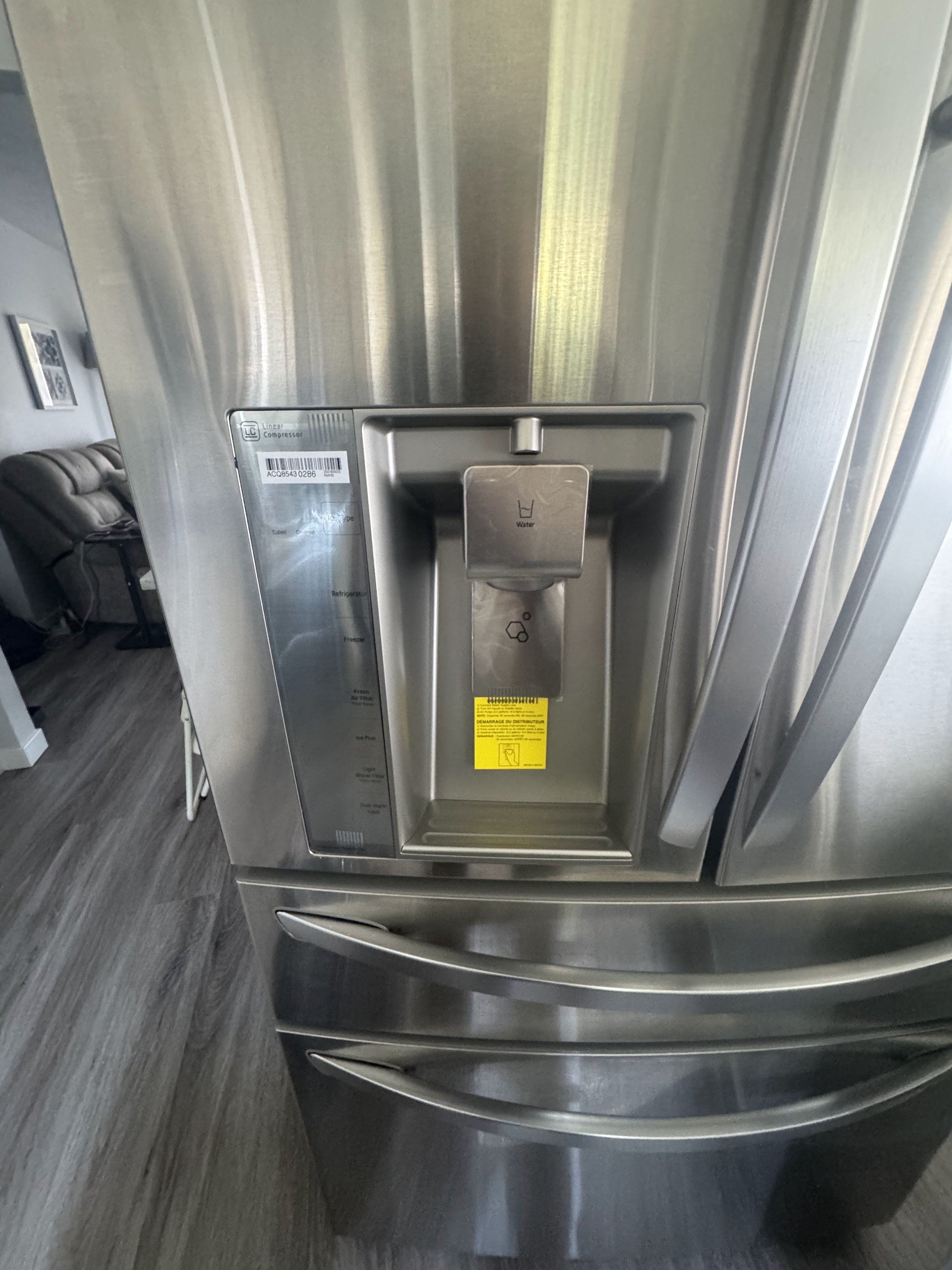 Refrigerator door open on the ice maker box: ice maker repair in a Post Falls home by SD Appliance