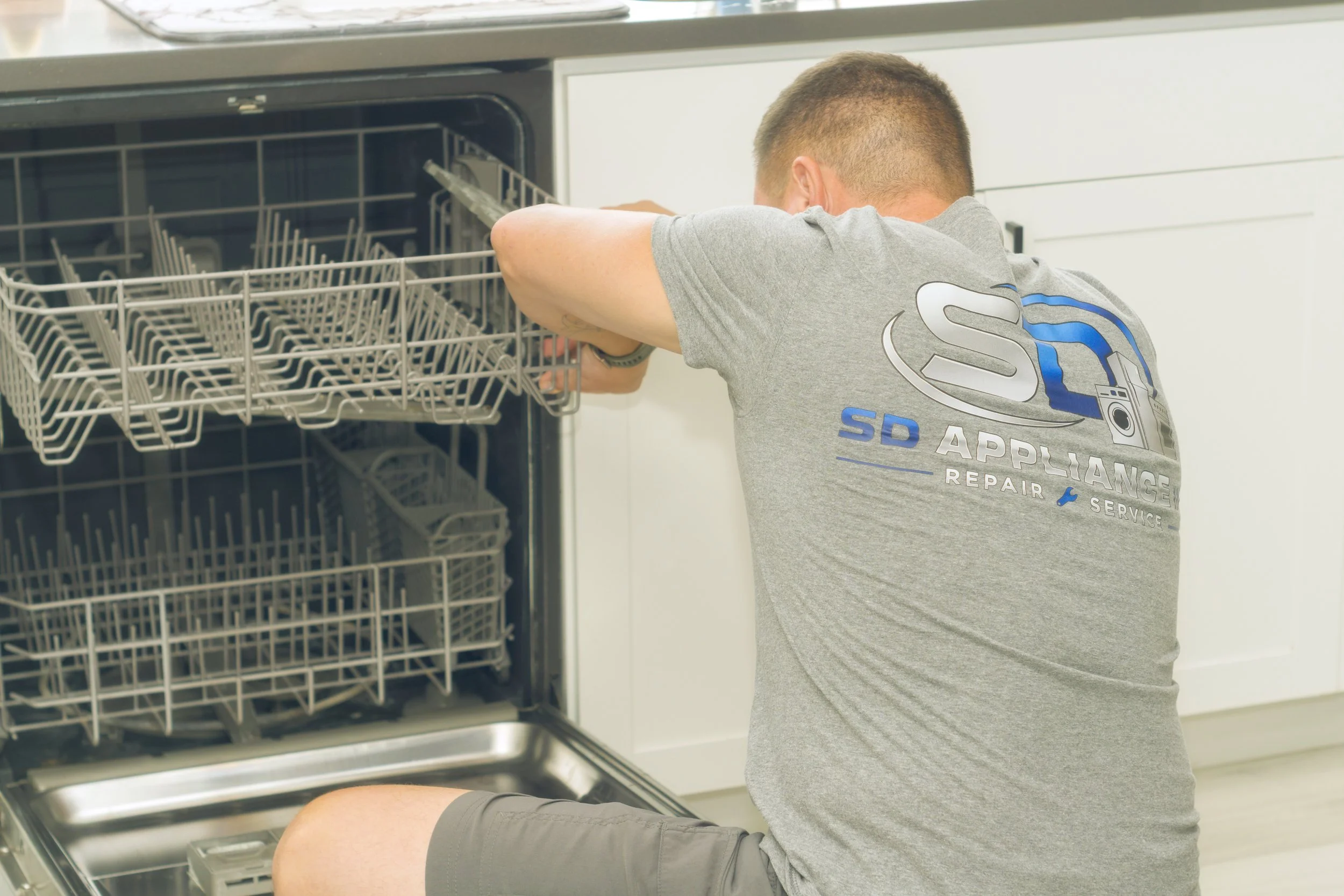 Dishwasher repair in a Post Falls home by SD Appliance
