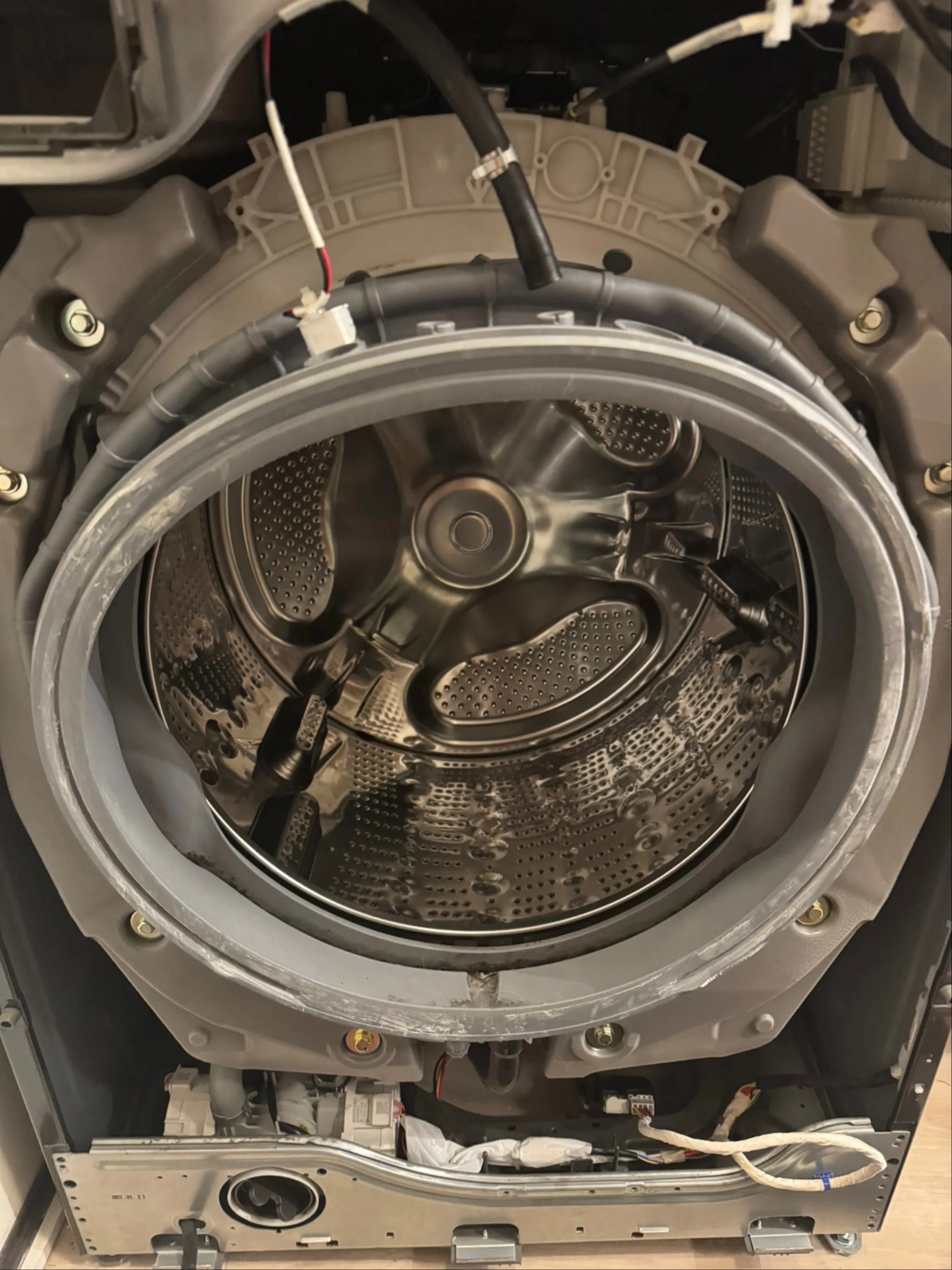 Washer drum interior