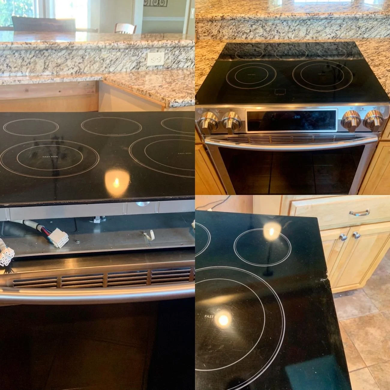 Cooktop burners in a Spokane kitchen