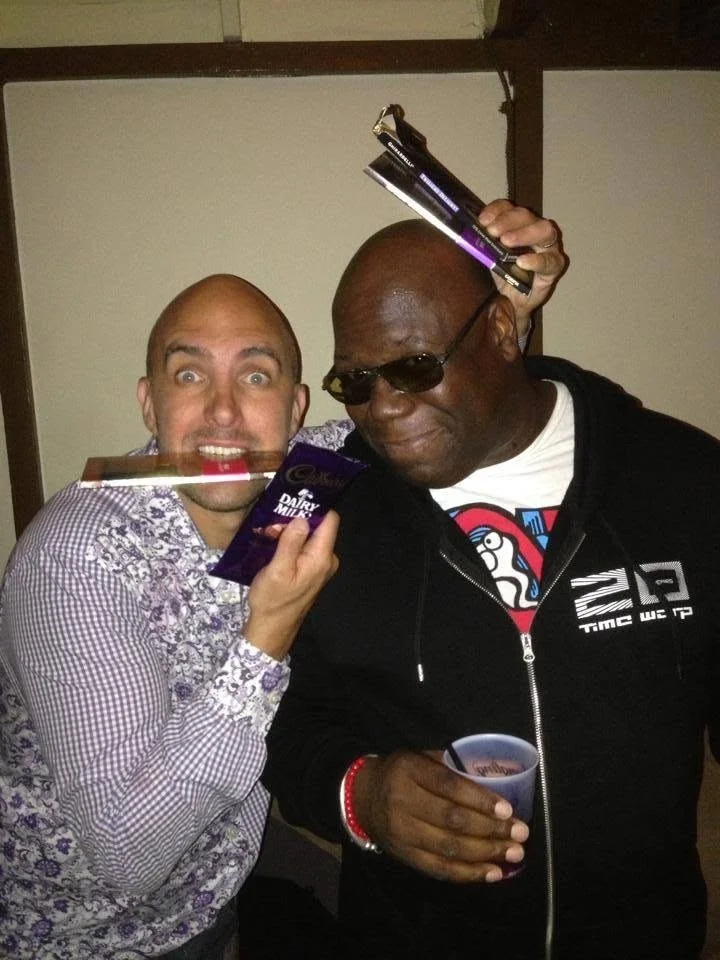 Nigel Richards and Carl Cox
