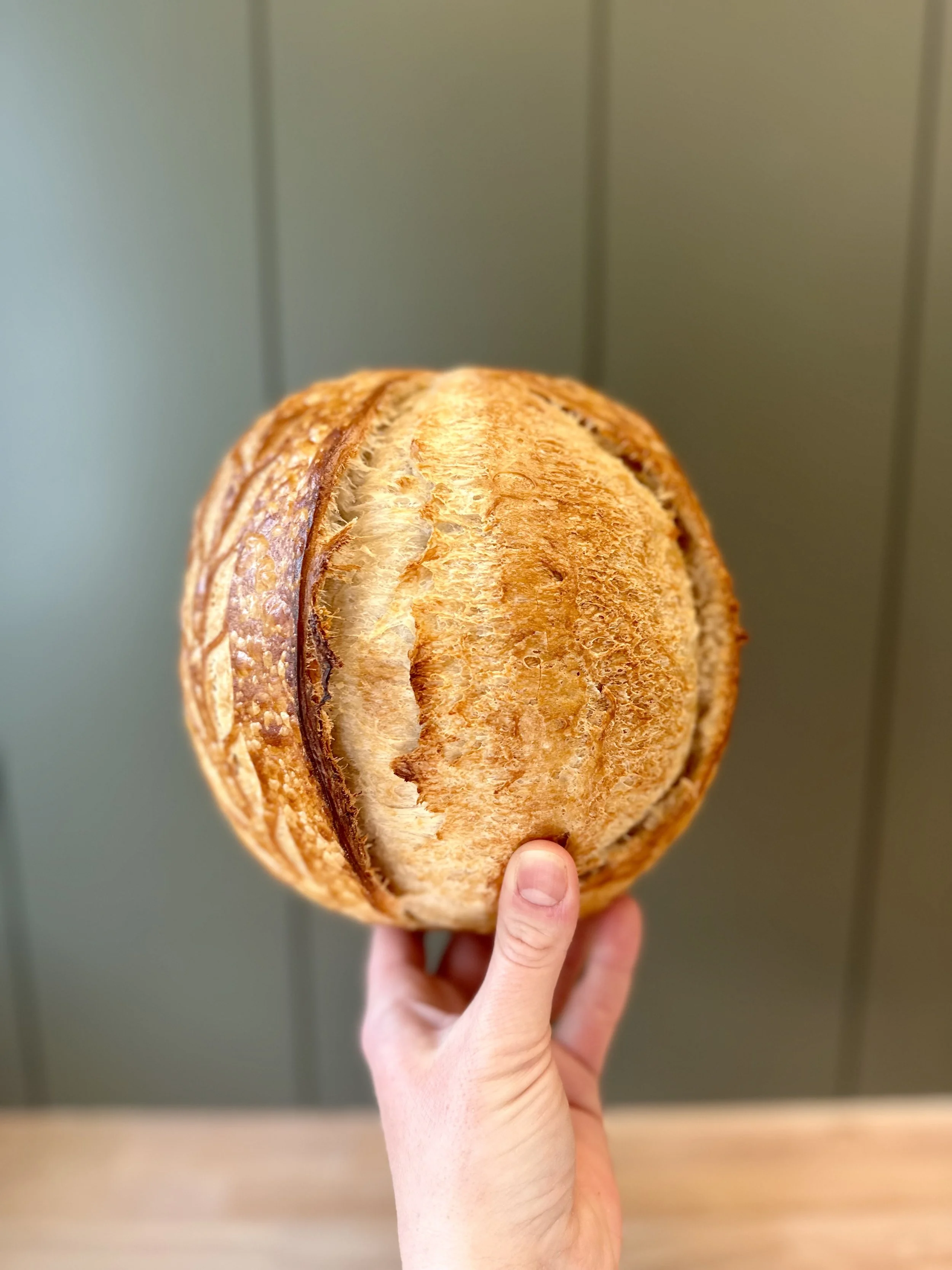 100% Organic Artisan Sourdough Loaf