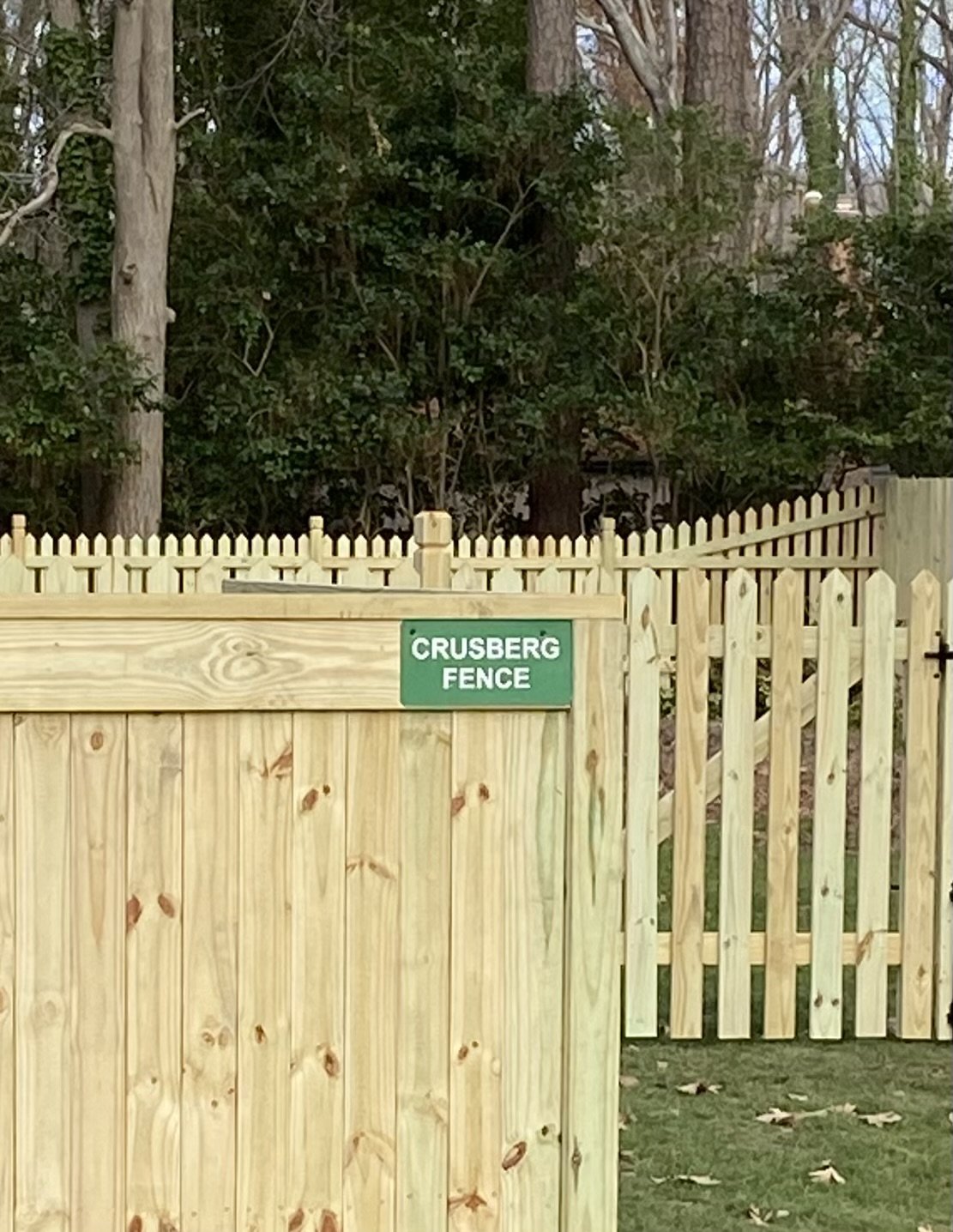 Wood Picket Fence
