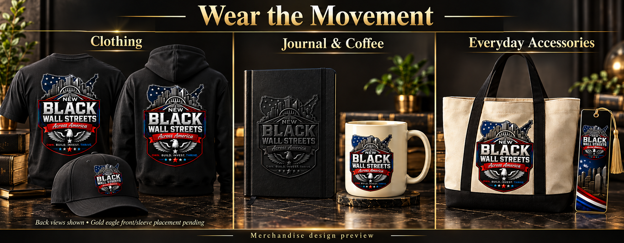 Wear the Movement merchandise design preview