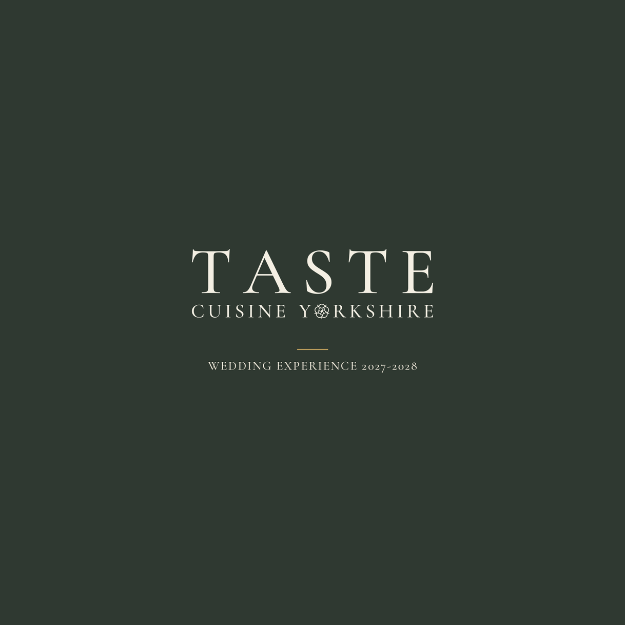 Taste Cuisine Yorkshire Wedding Experience 2027-2028 brochure cover