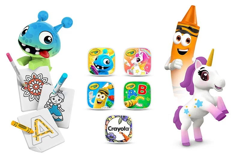 Crayola Creativity Bundle apps and characters