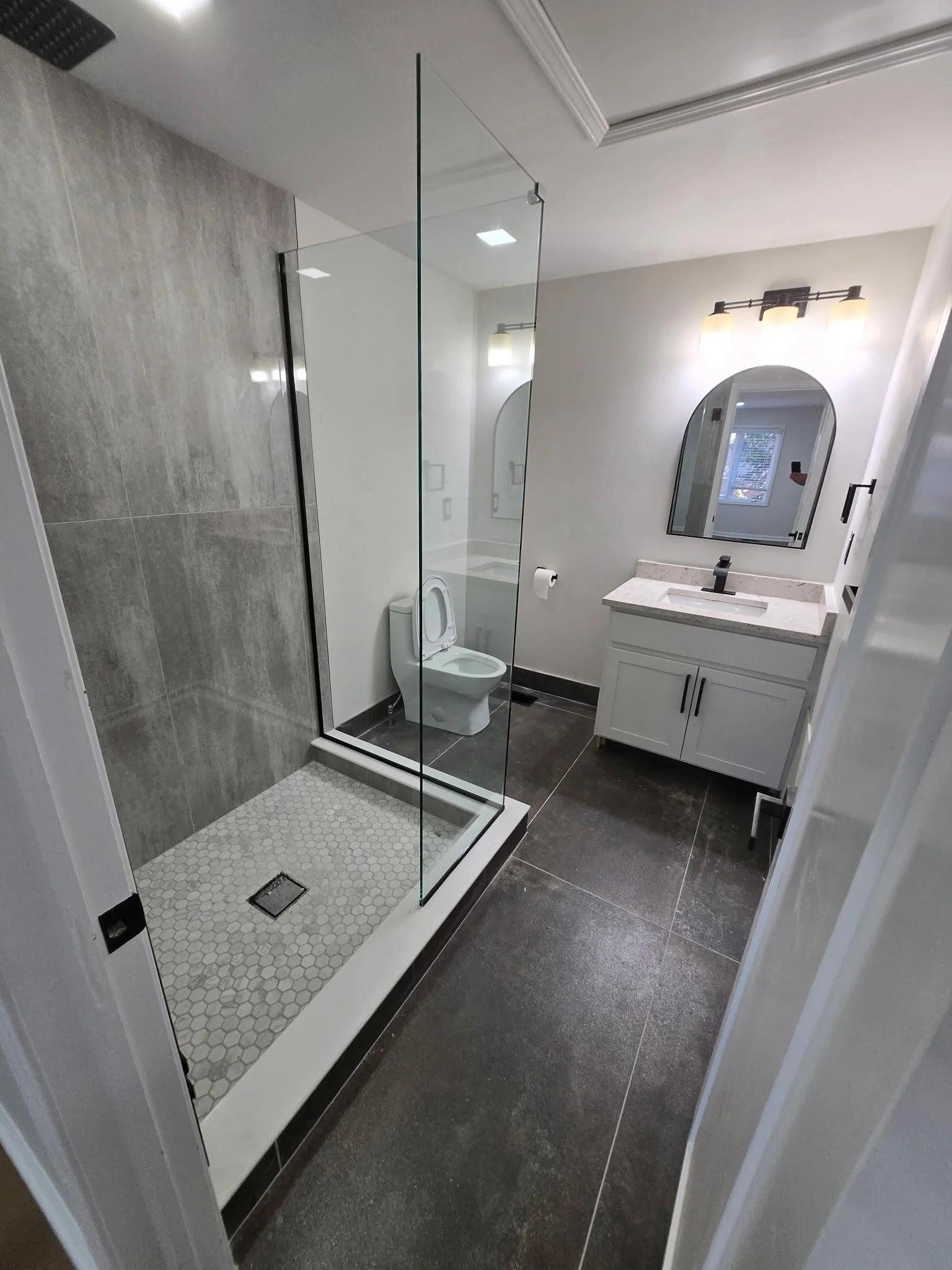 Bathroom remodel by G&J Construction