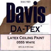 Da-tex Ceiling Paint latex flat white label