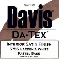 Da-tex satin enamel latex wall paint label