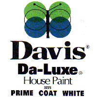 Davis Da-Luxe House Paint Prime Coat white Label