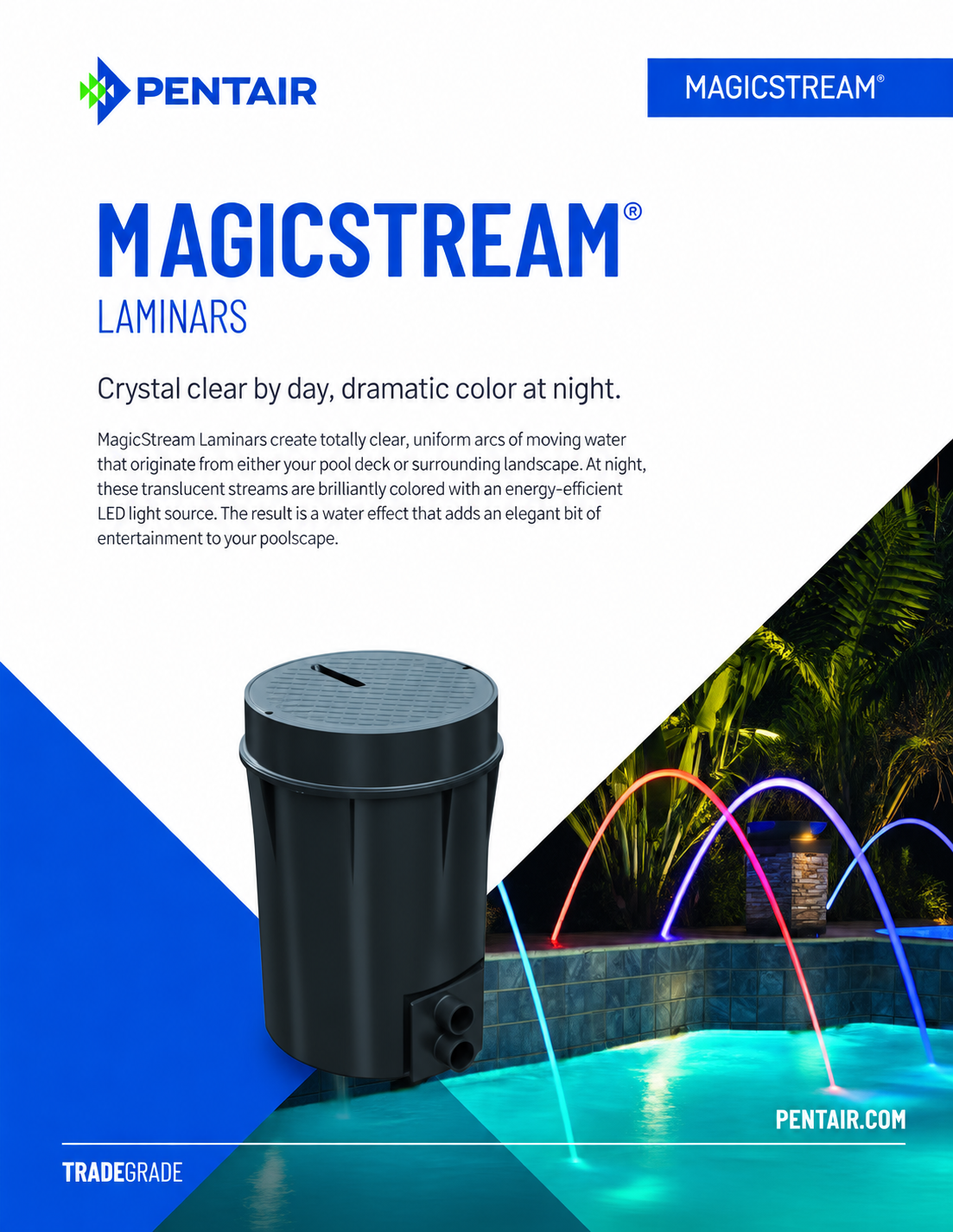 MagicStream Laminars brochure page 1