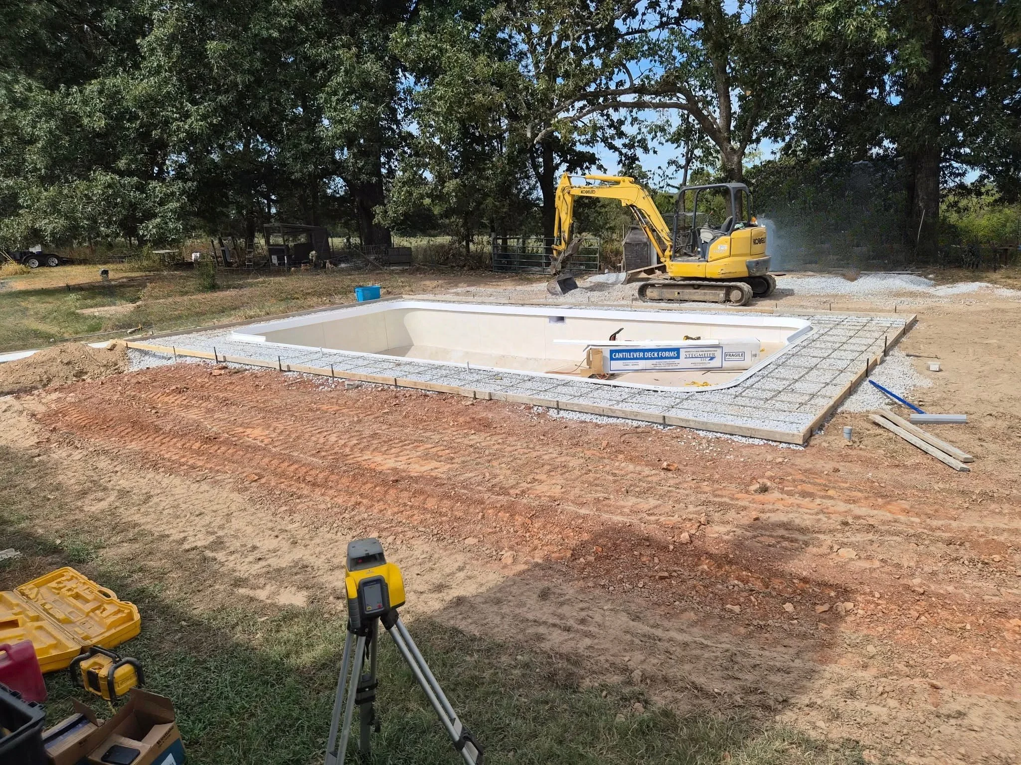 Pool construction and deck work