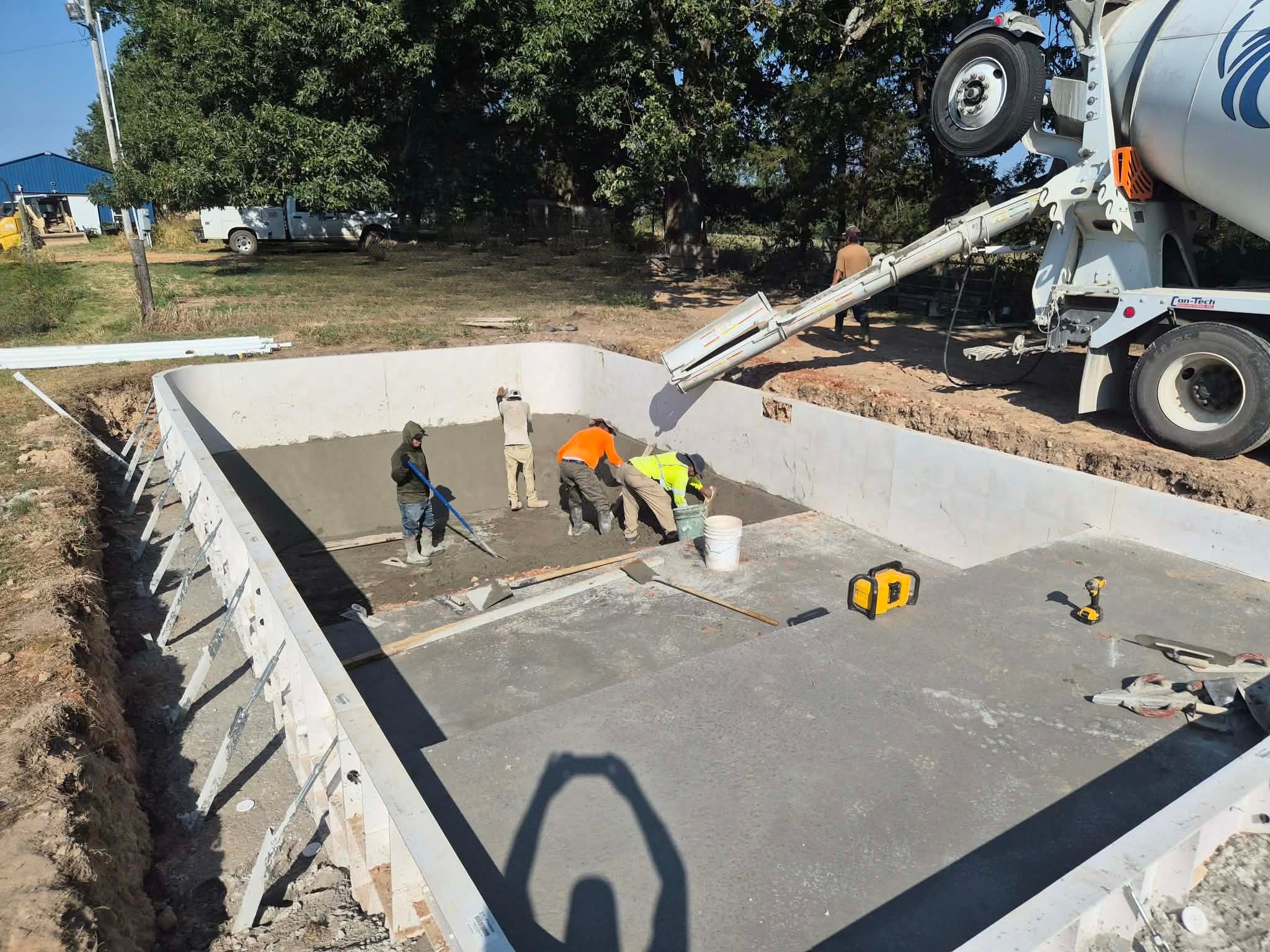 Swimming pool construction
