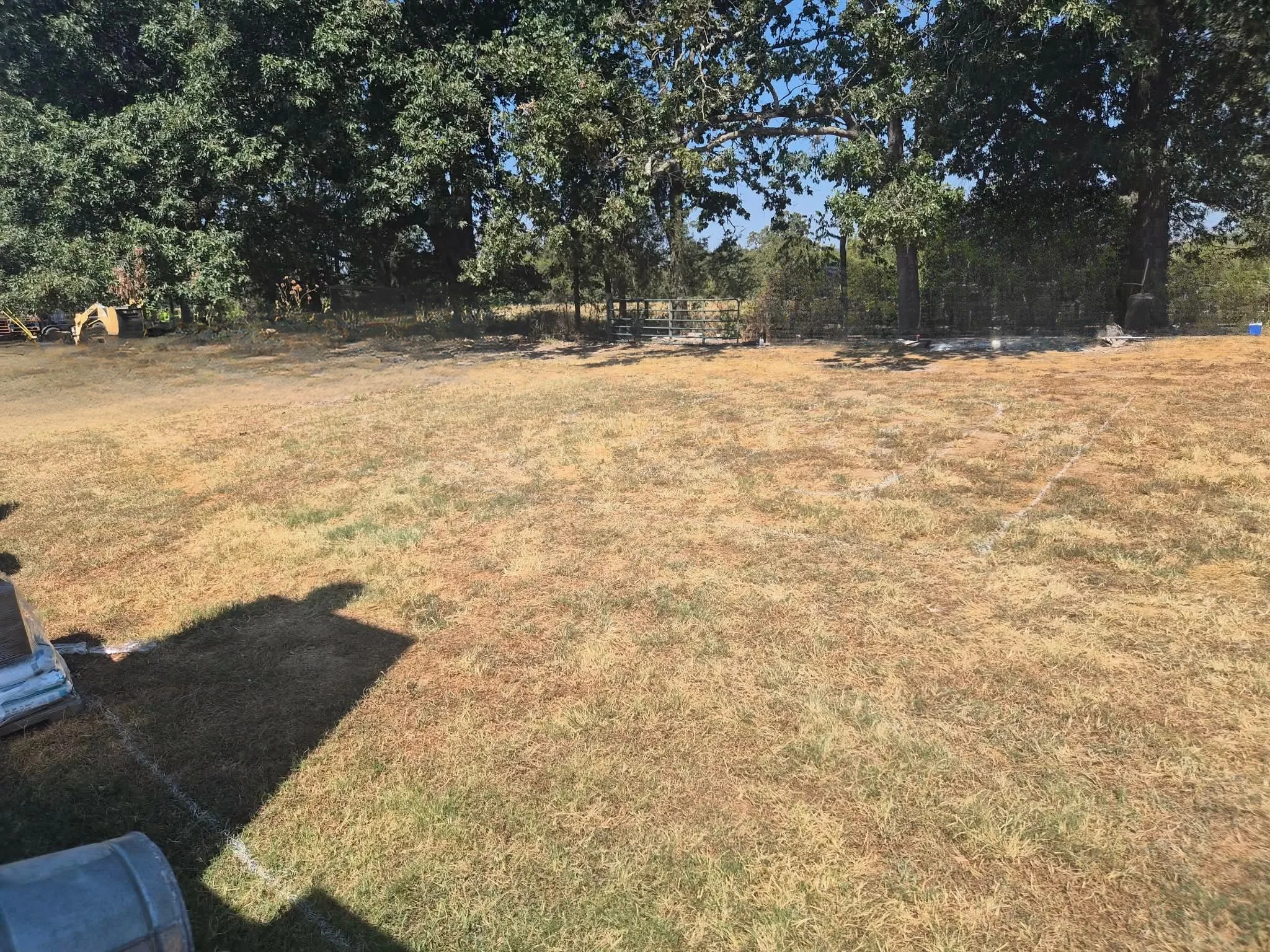 Pool construction project beginning