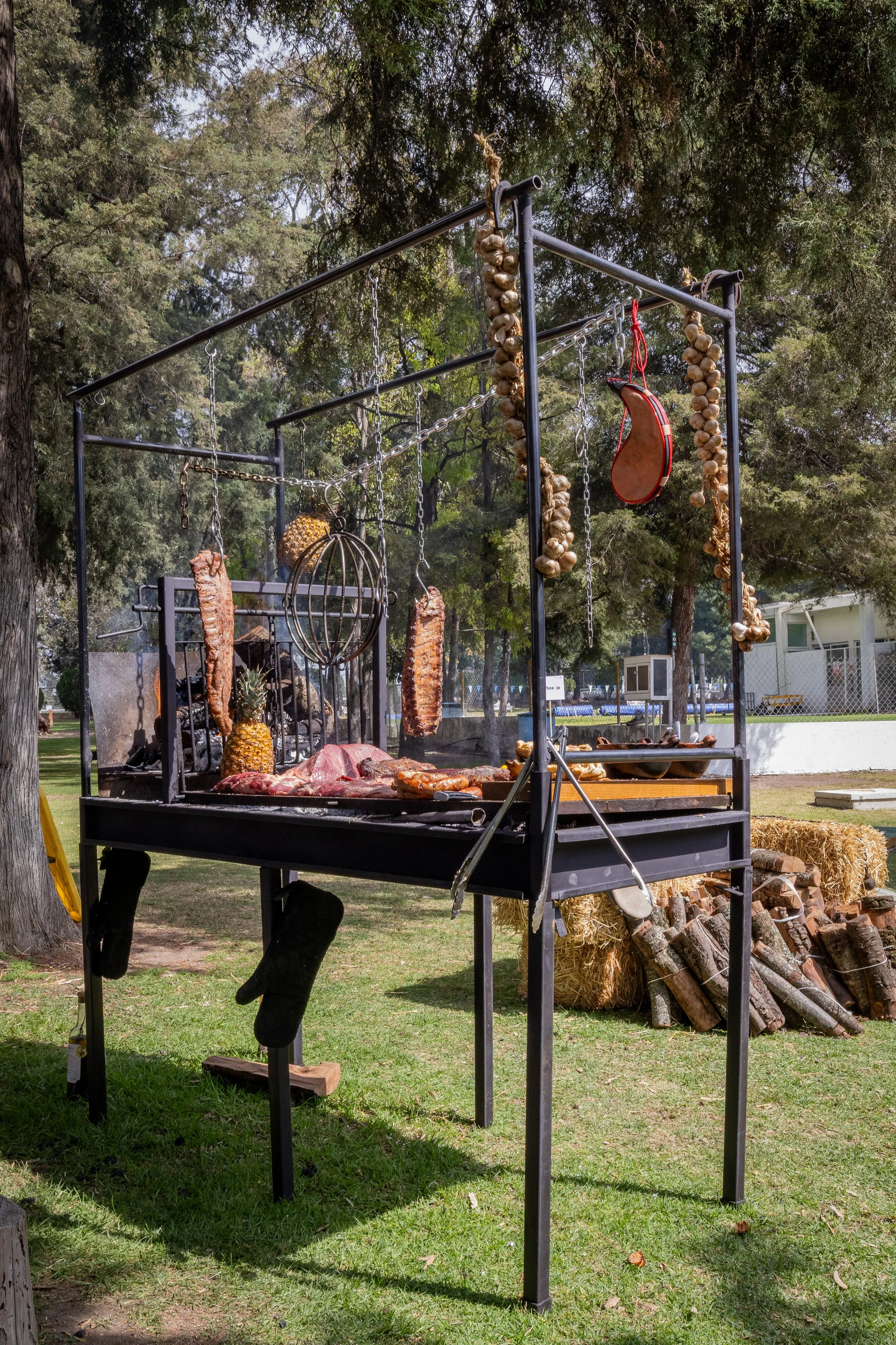 Servicio de parrilla móvil de Santo Refugio durante un evento