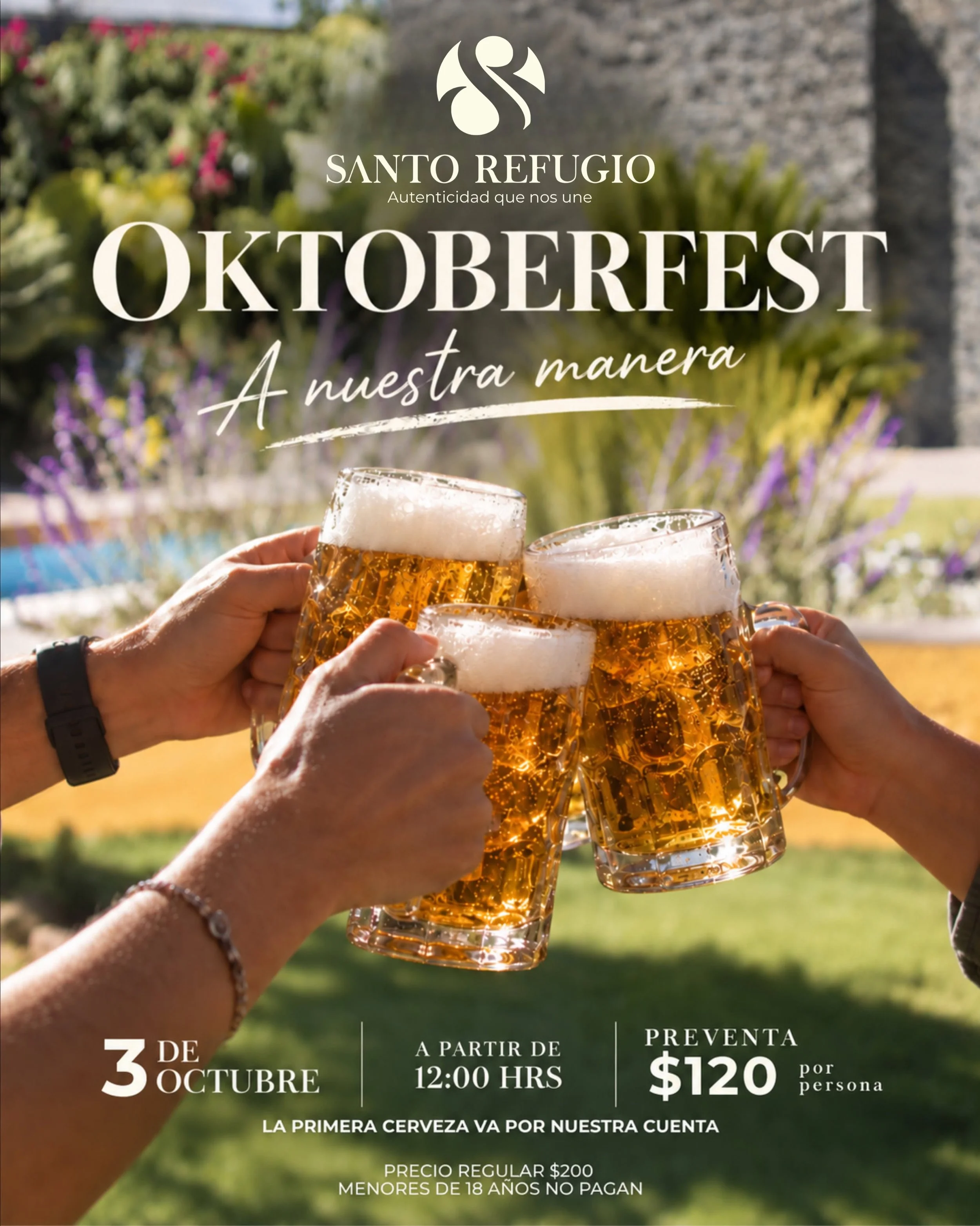 Celebración Oktoberfest en Santo Refugio