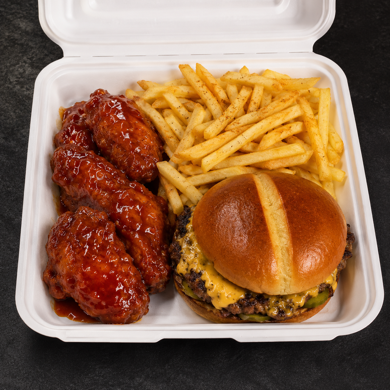 Burger & Wings Box