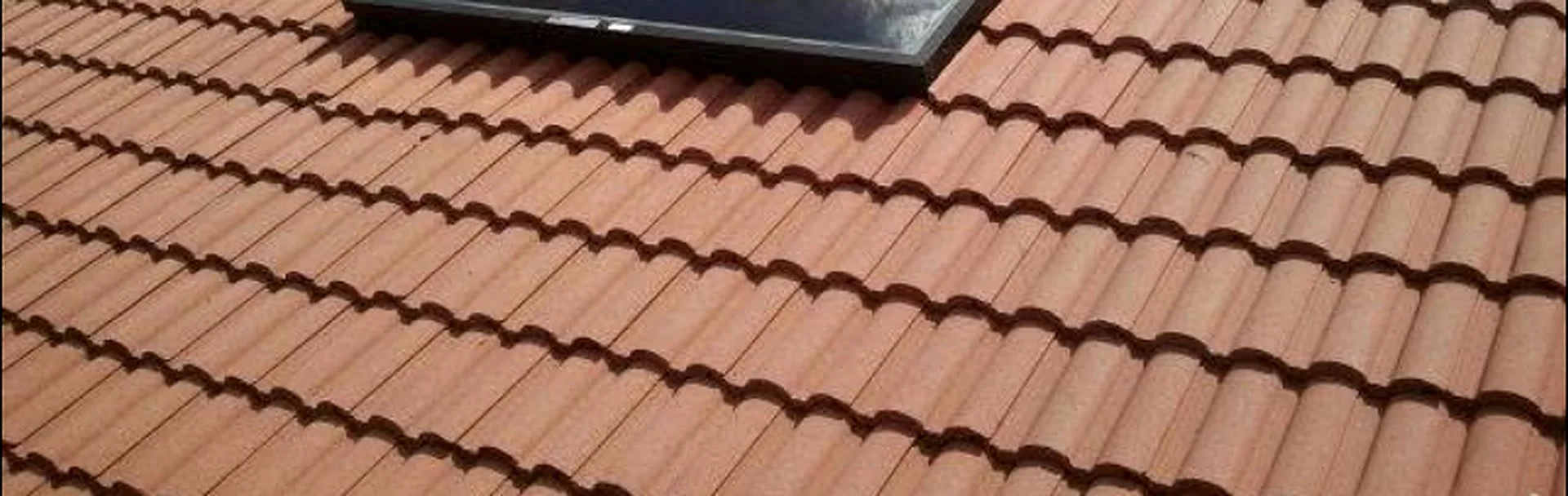 Finished skylight installed on a South Florida tile roof