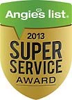 Angi Super Service Award badge