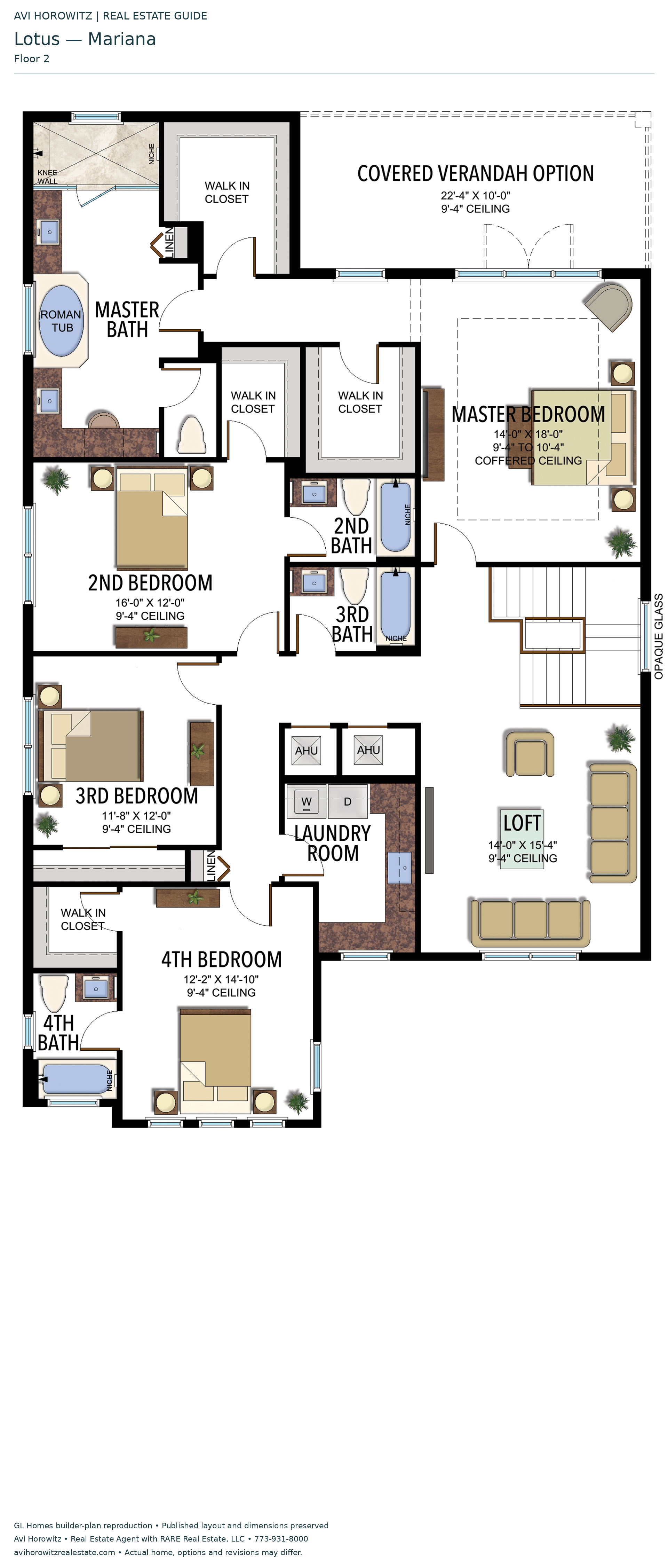 Lotus Mariana — floor 2; historical floor-plan reference
