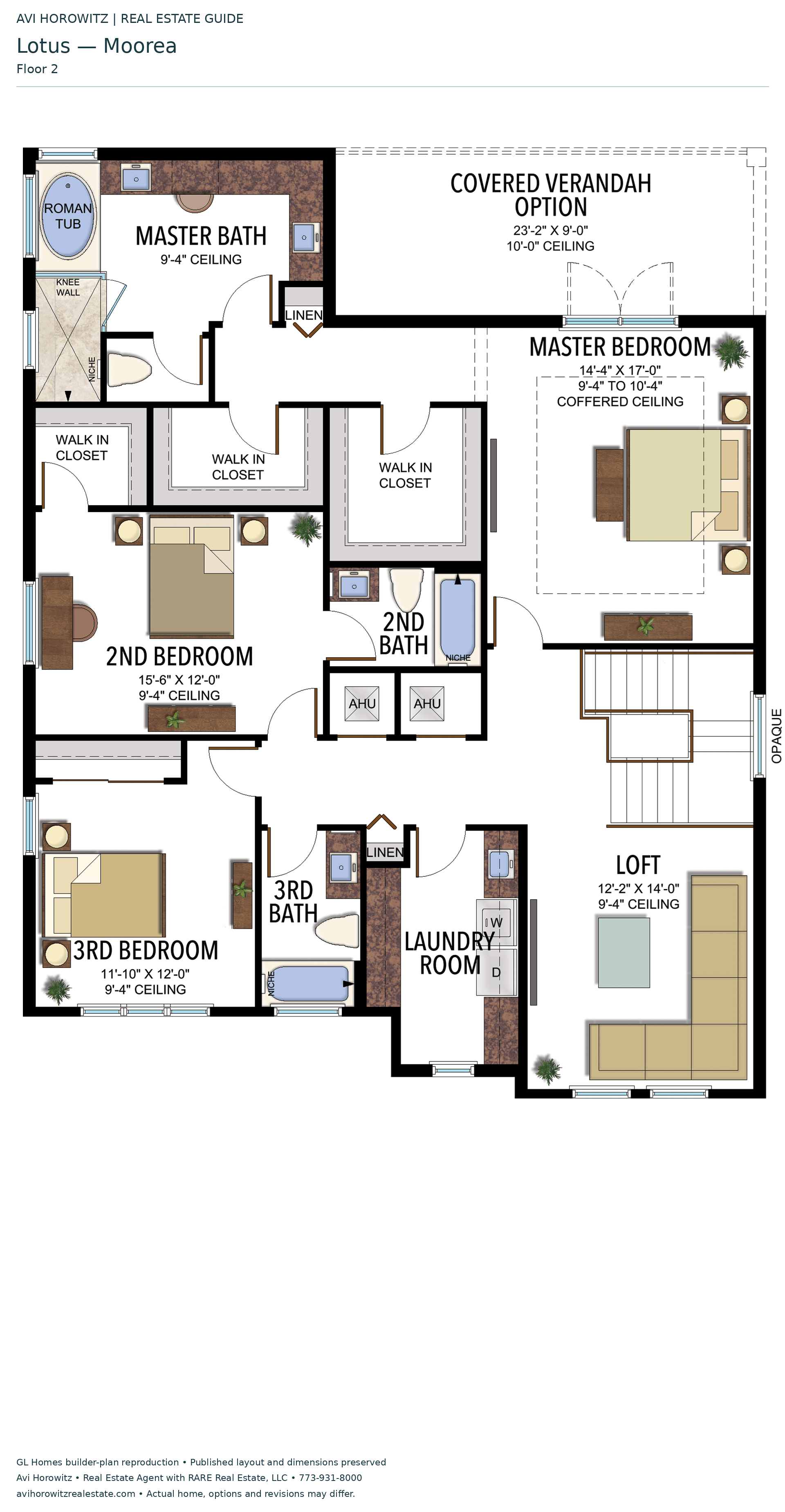 Lotus Moorea — floor 2; historical floor-plan reference