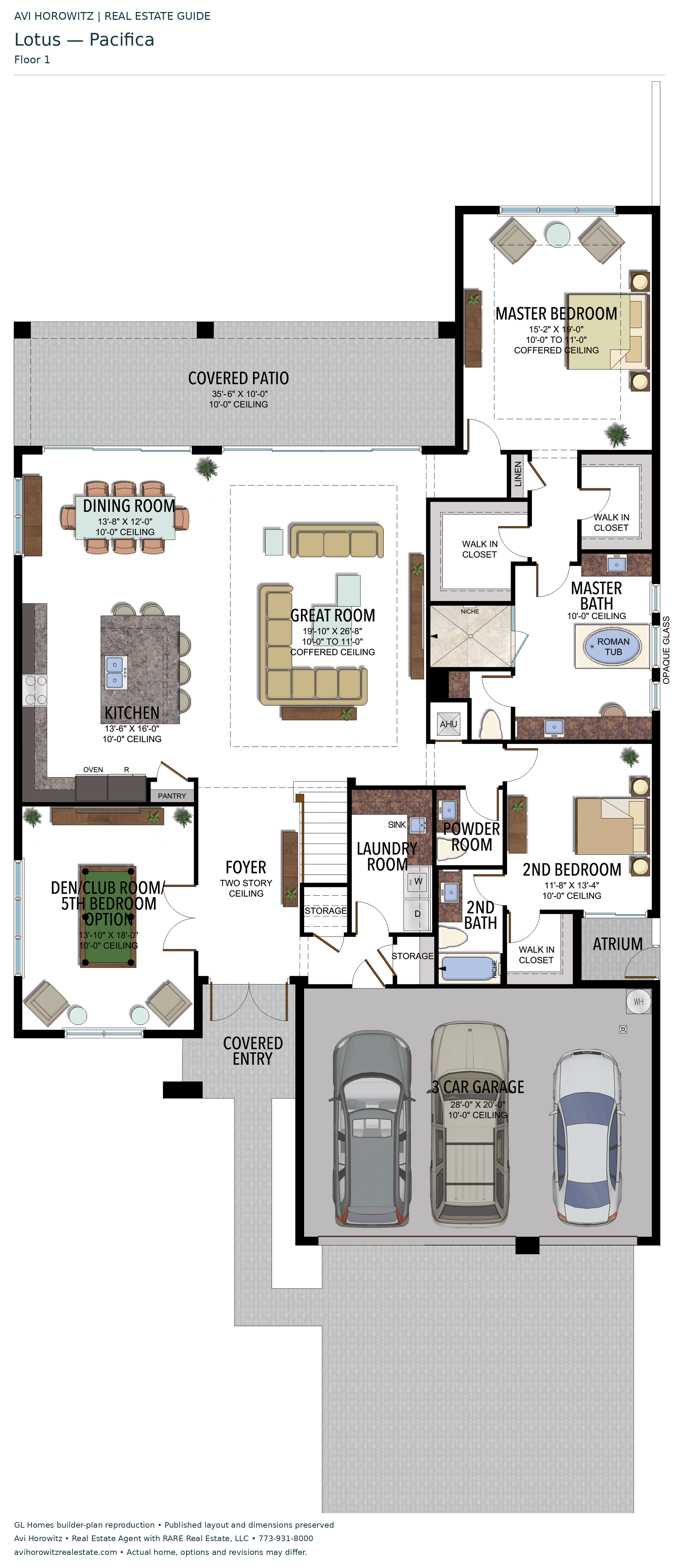 Lotus Pacifica — floor 1; historical floor-plan reference