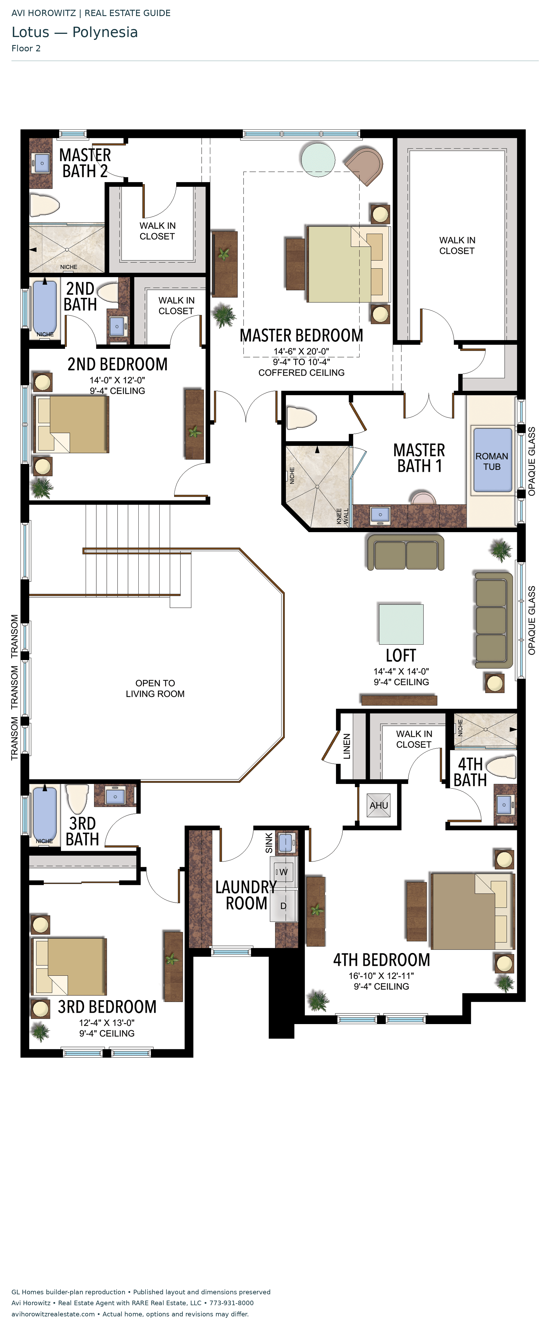 Lotus Polynesia — floor 2; historical floor-plan reference