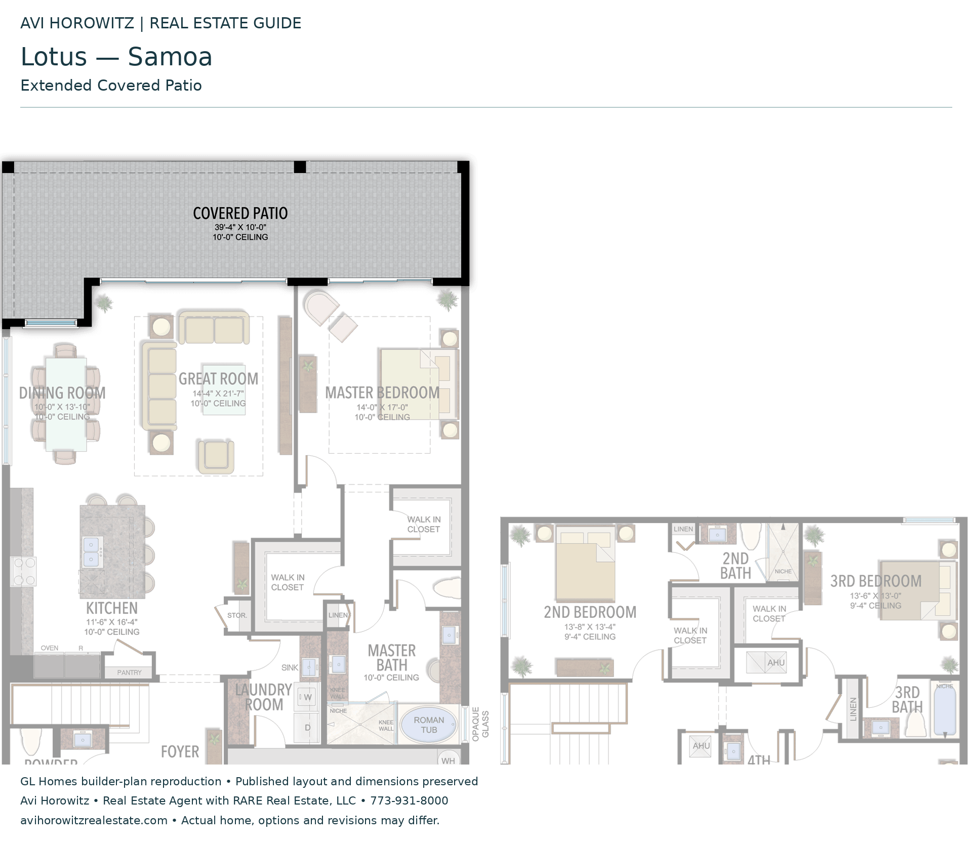 Lotus Samoa: Extended Covered Patio — Historical option or elevation