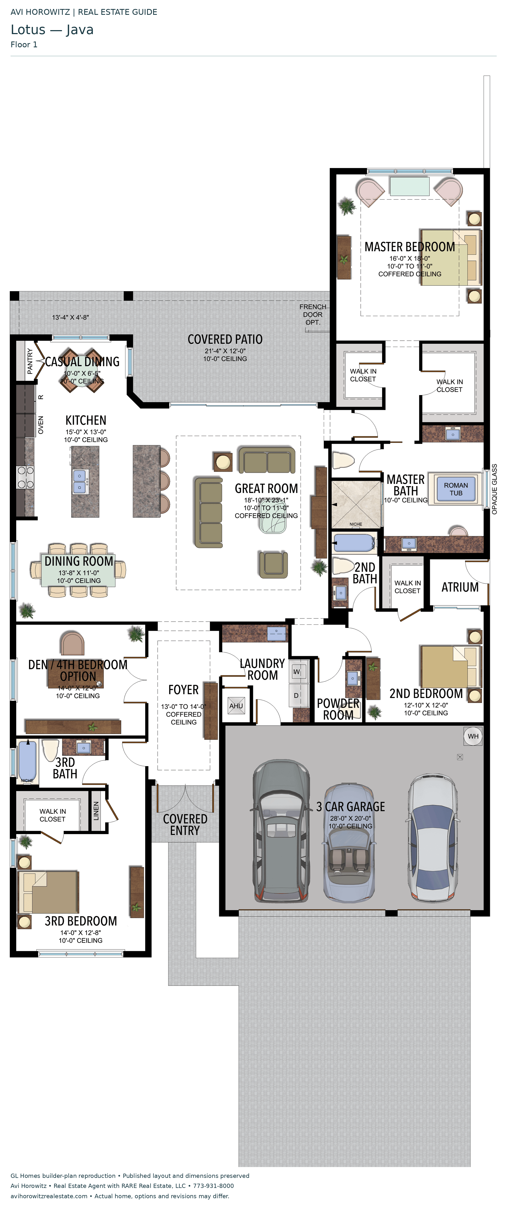 Lotus Java — floor 1; historical floor-plan reference