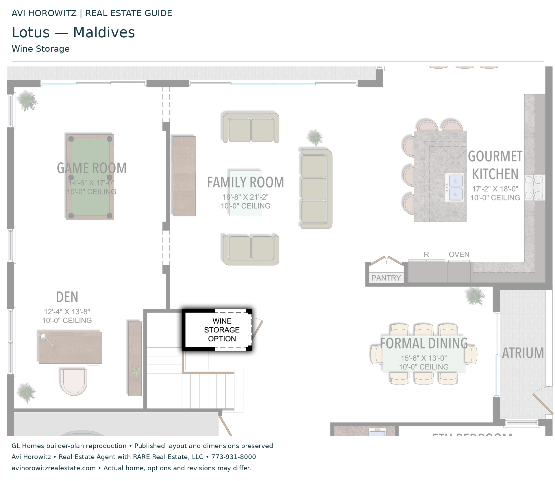 Lotus Maldives: Wine Storage — Historical option or elevation