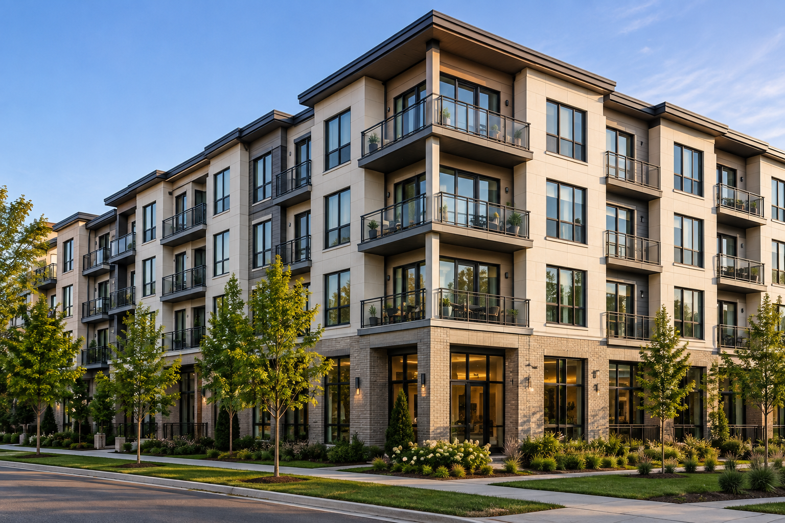 Illustrative multifamily residential building
