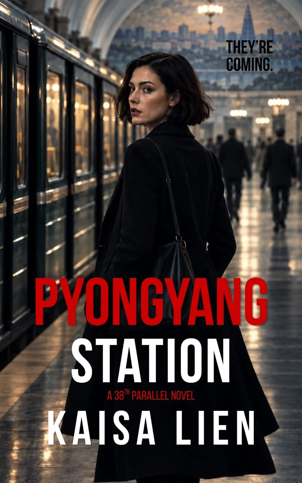 Pyongyang Station — 38th Parallel thriller by Kaisa Lien, book cover