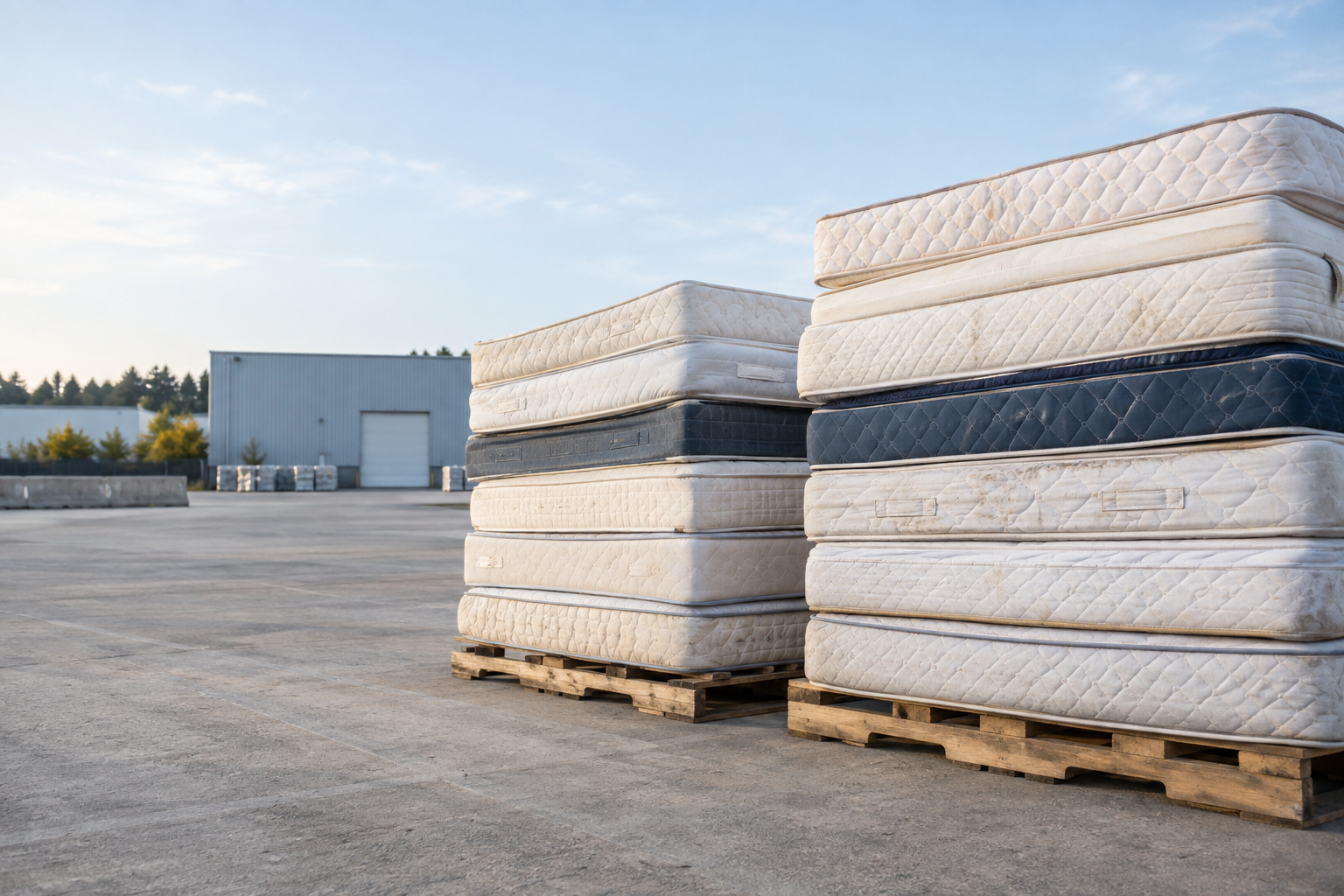 Illustrative mattress recycling photograph