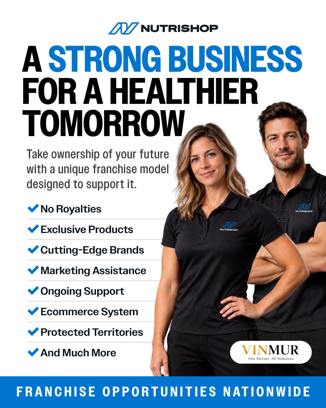 Official NUTRISHOP brand imagery supplied to VINMUR