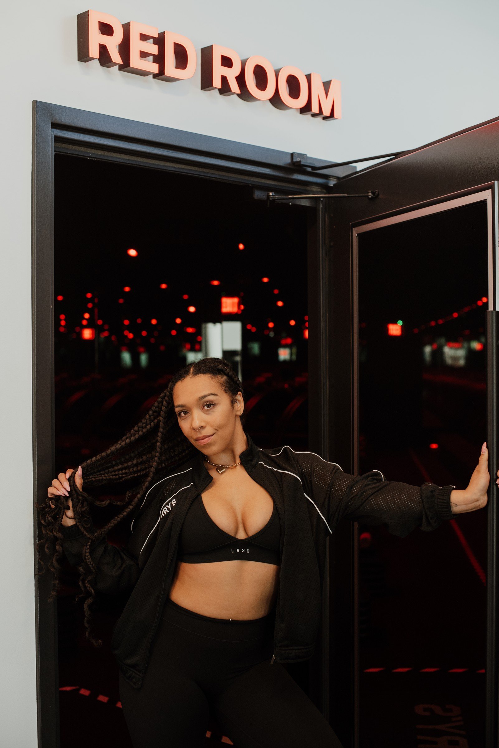 Brina at Barry's Red Room