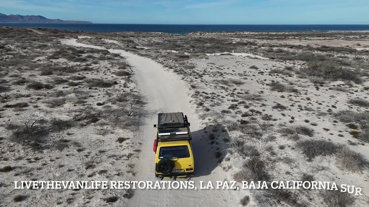 The La Paz coastline in Baja California Sur
