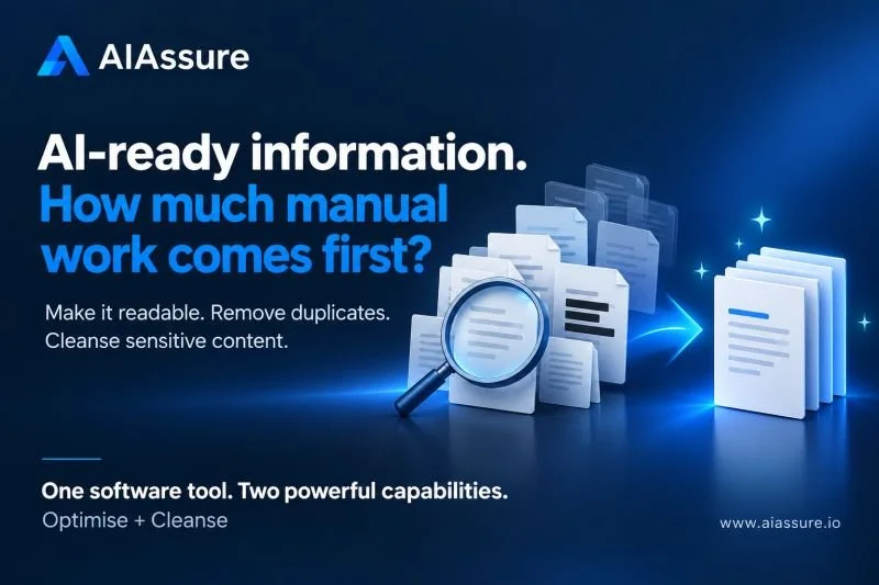 AI-ready information. How much manual work comes first?