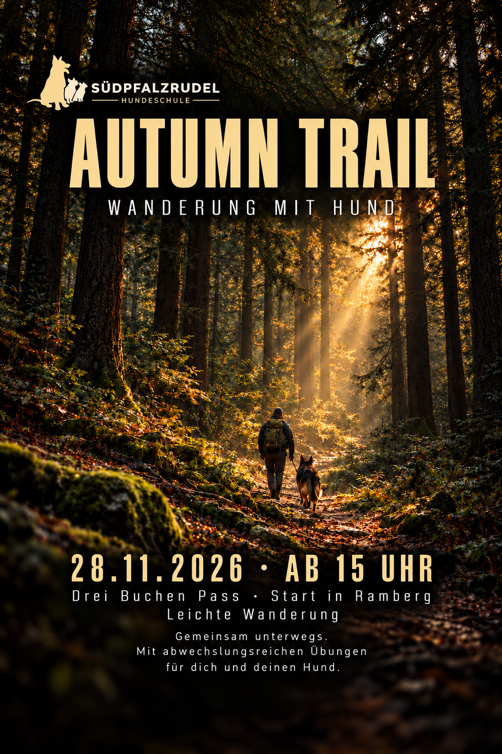 Autumn Trail – Wanderung mit Hund, 28.11.2026 ab 15 Uhr